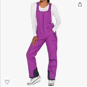 NWT Arctix ski bib for women. Size M, 33” inseam. Beautiful amethyst color.